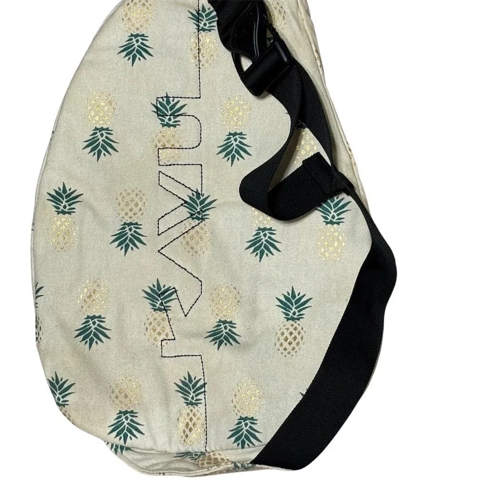KAVU Mini Rope Bag in Pineapple Pirouette | NWT | Sling Crossbody Kavu Sling Rope Crossbody Bag Multi Zip Backpack Pineapple  main image 4